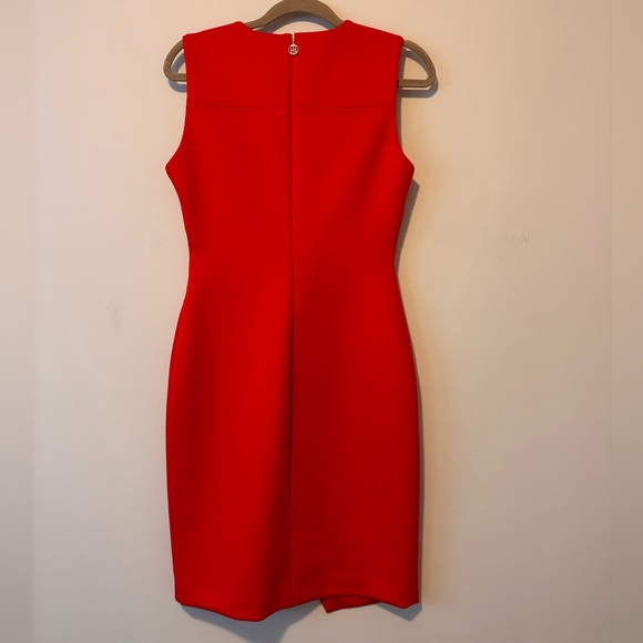 Tommy Hilfiger Asymmetrical Red Dress - Picture 2 of 4